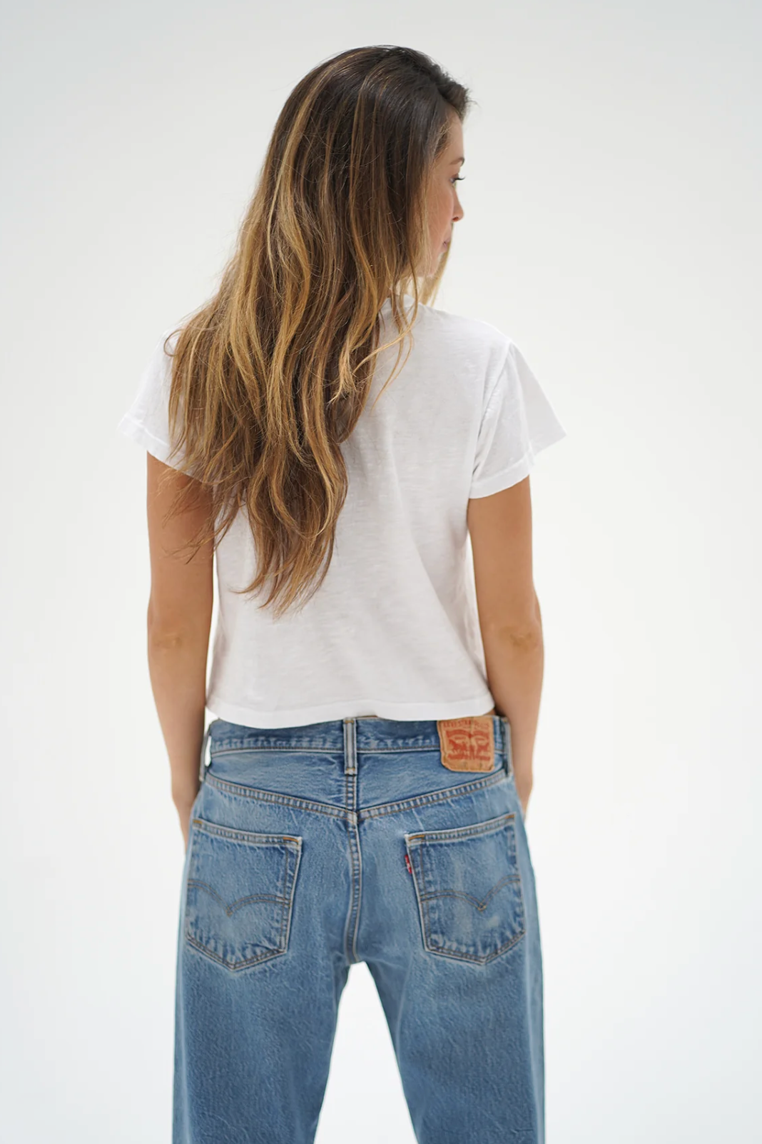 Shaden Crew Neck Tee - White