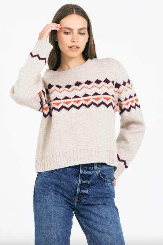 Johanna Pullover - Biscuit Combo
