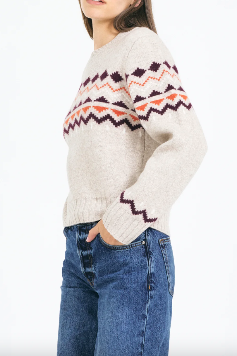 Johanna Pullover - Biscuit Combo