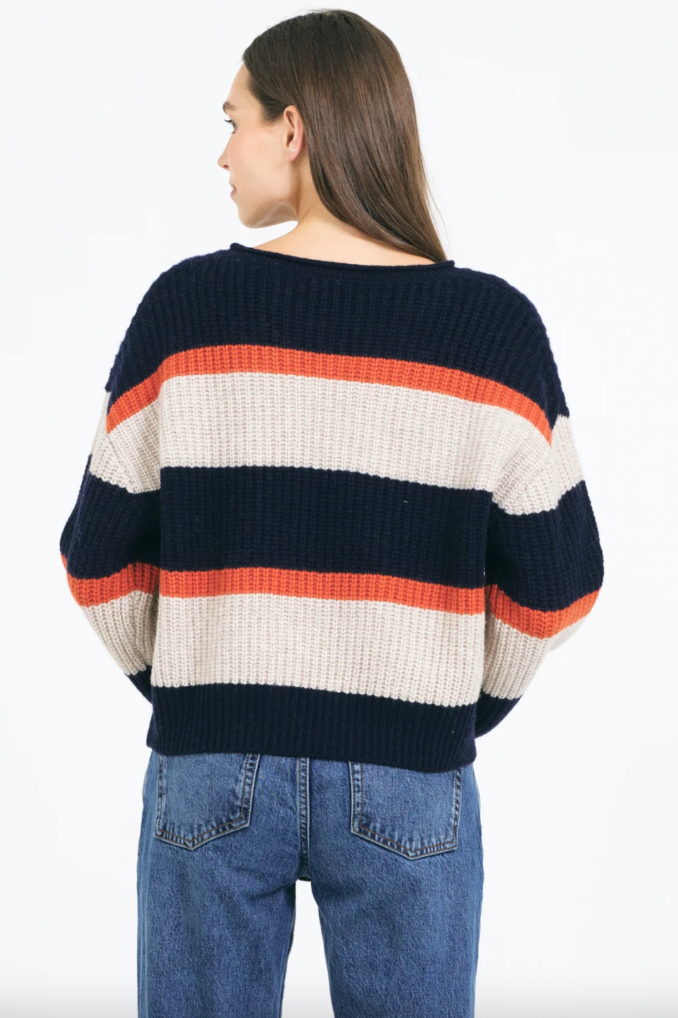 Yvonne Crewneck - Navy Combo