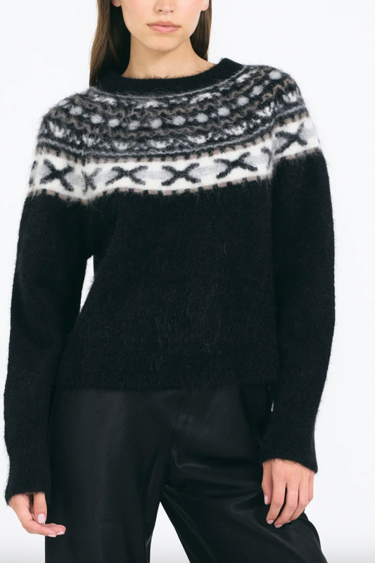 Cecilia Pullover - Black Combo