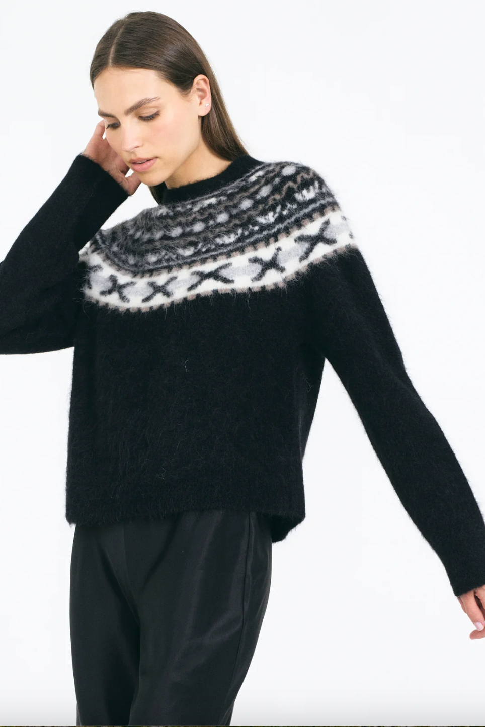 Cecilia Pullover - Black Combo