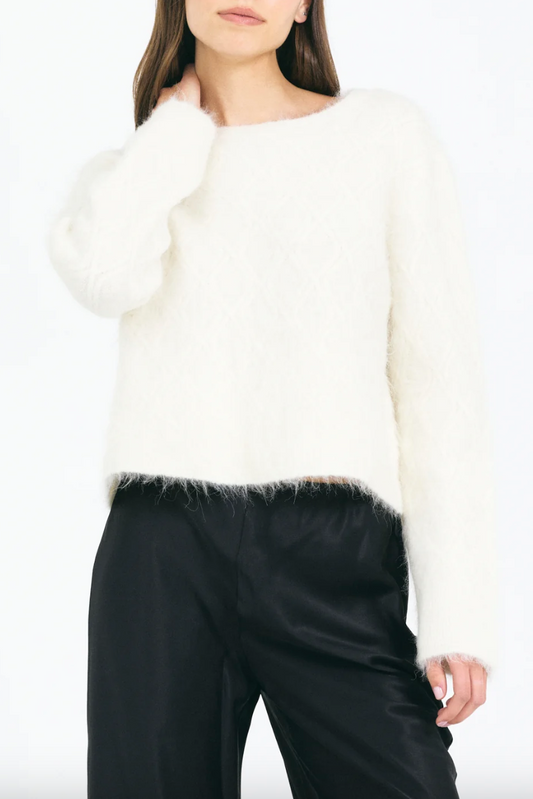 Viola Crewneck - Ivory
