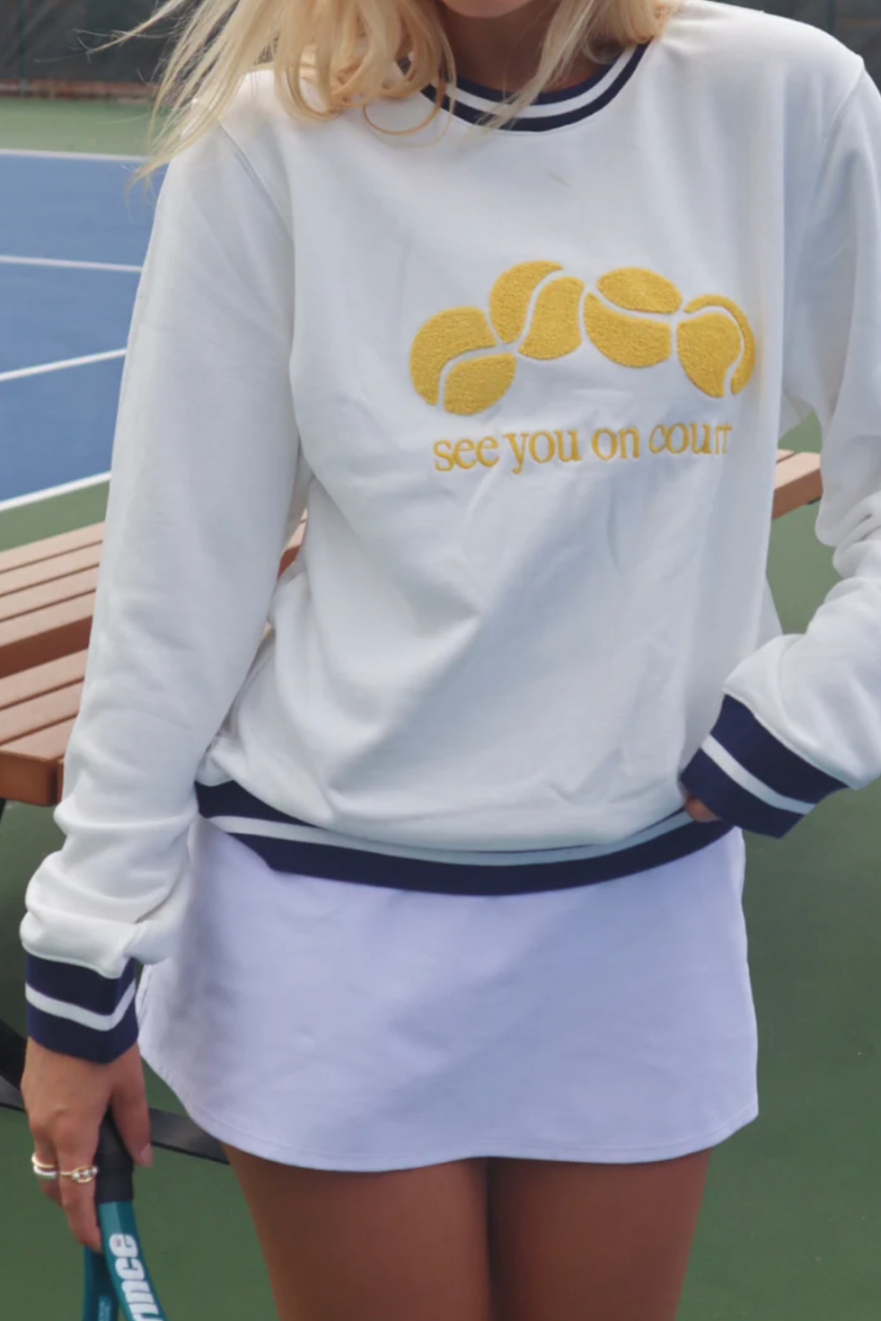 Elle Sweatshirt - See You On Court!