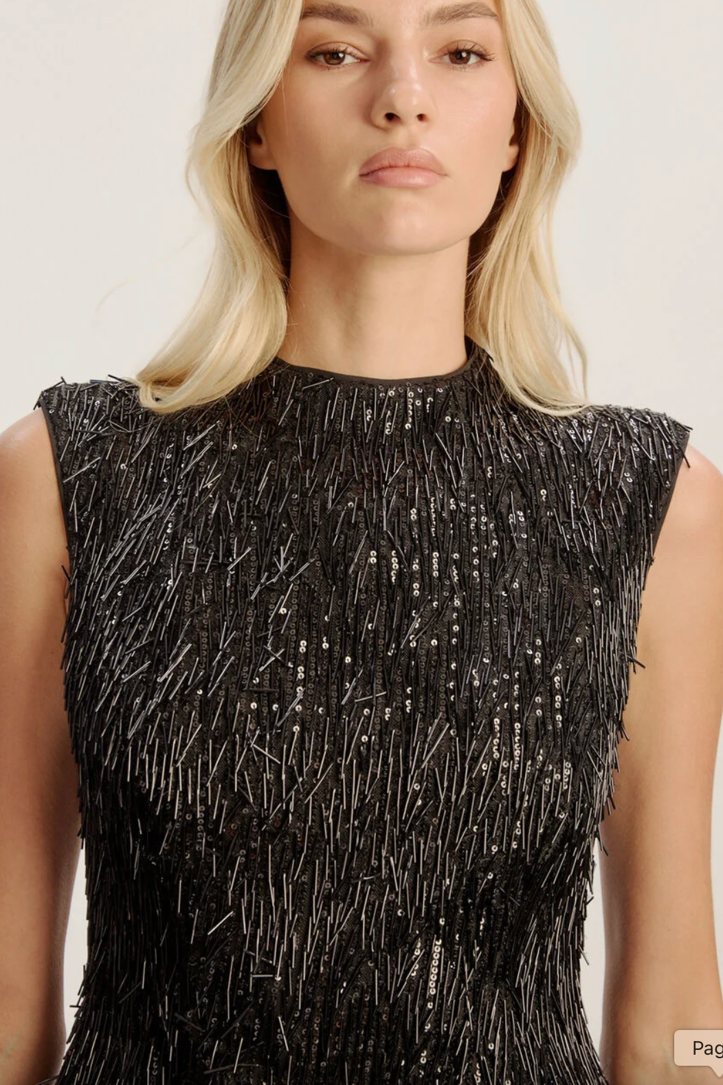 Christa Hourglass Mini Dress - Black