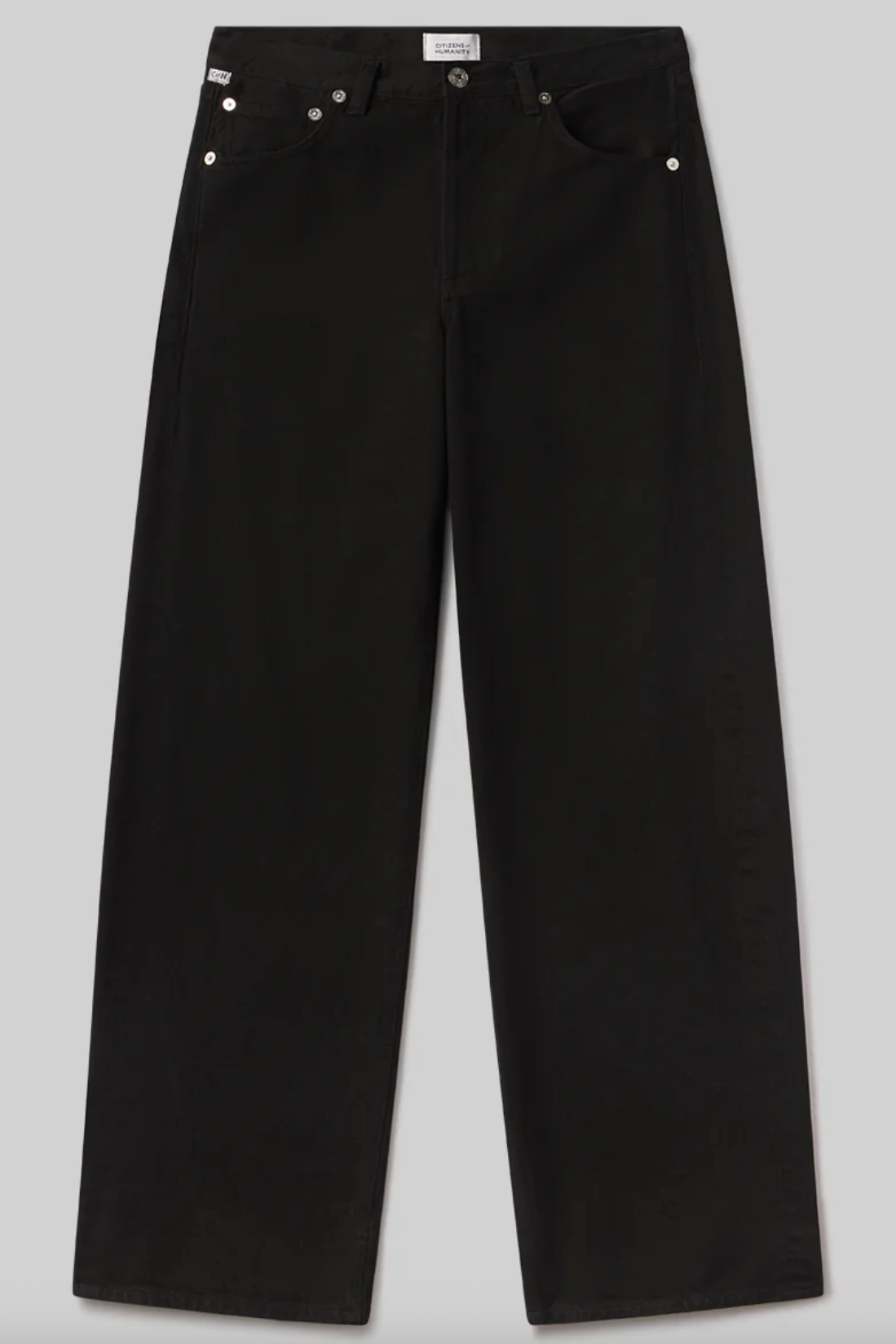 Ayla Baggy Jean - Solid Black