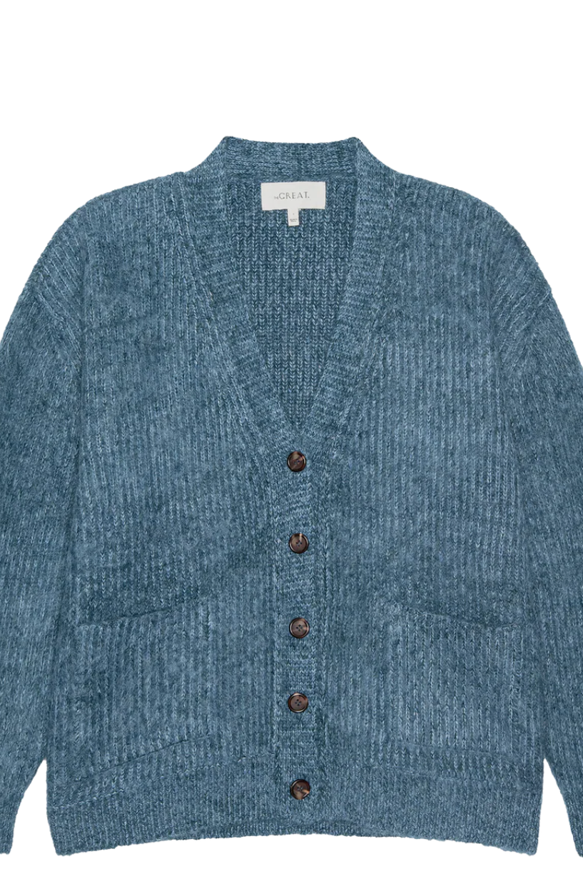 The Brushed Melange Cardigan - WNTBL
