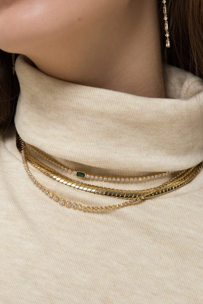 6.5mm Gold Snake Chain