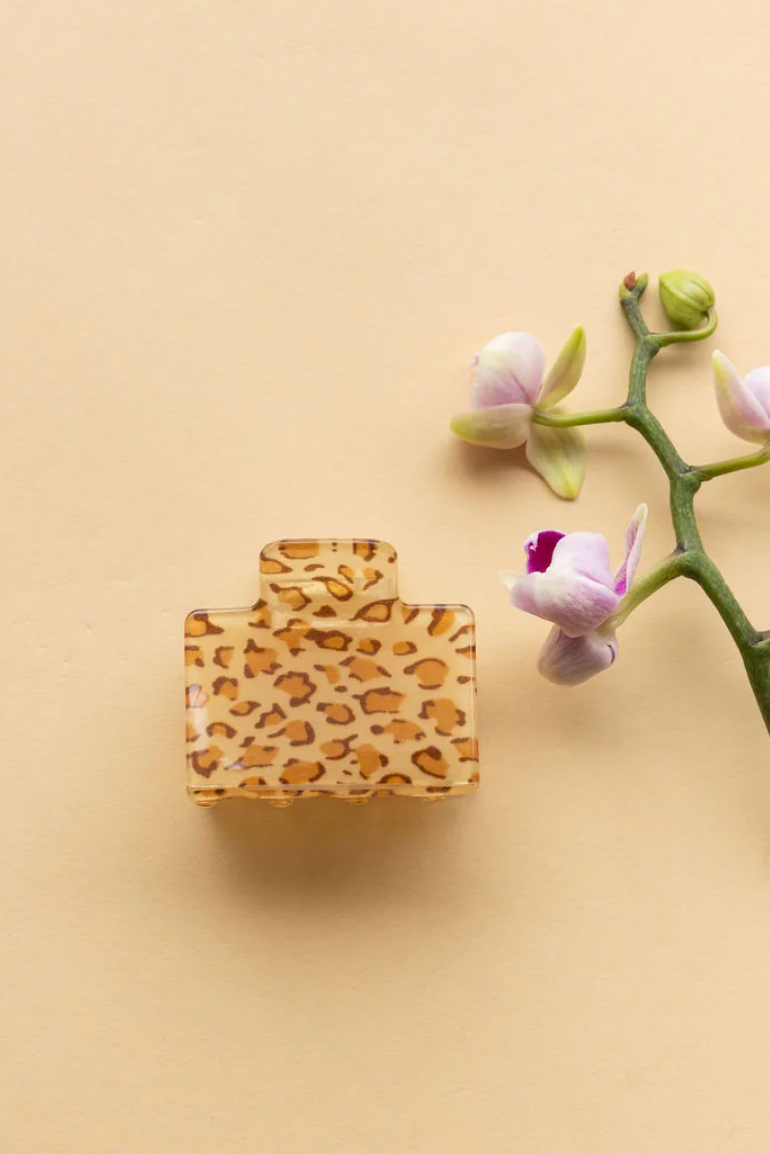 Pia Hair Clip - Cheetah