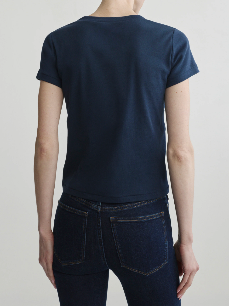 Shrunken Tee V- Neck