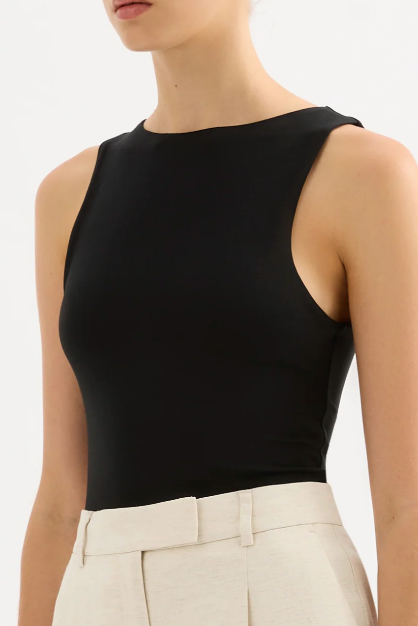 Lois Organic Tank - Black