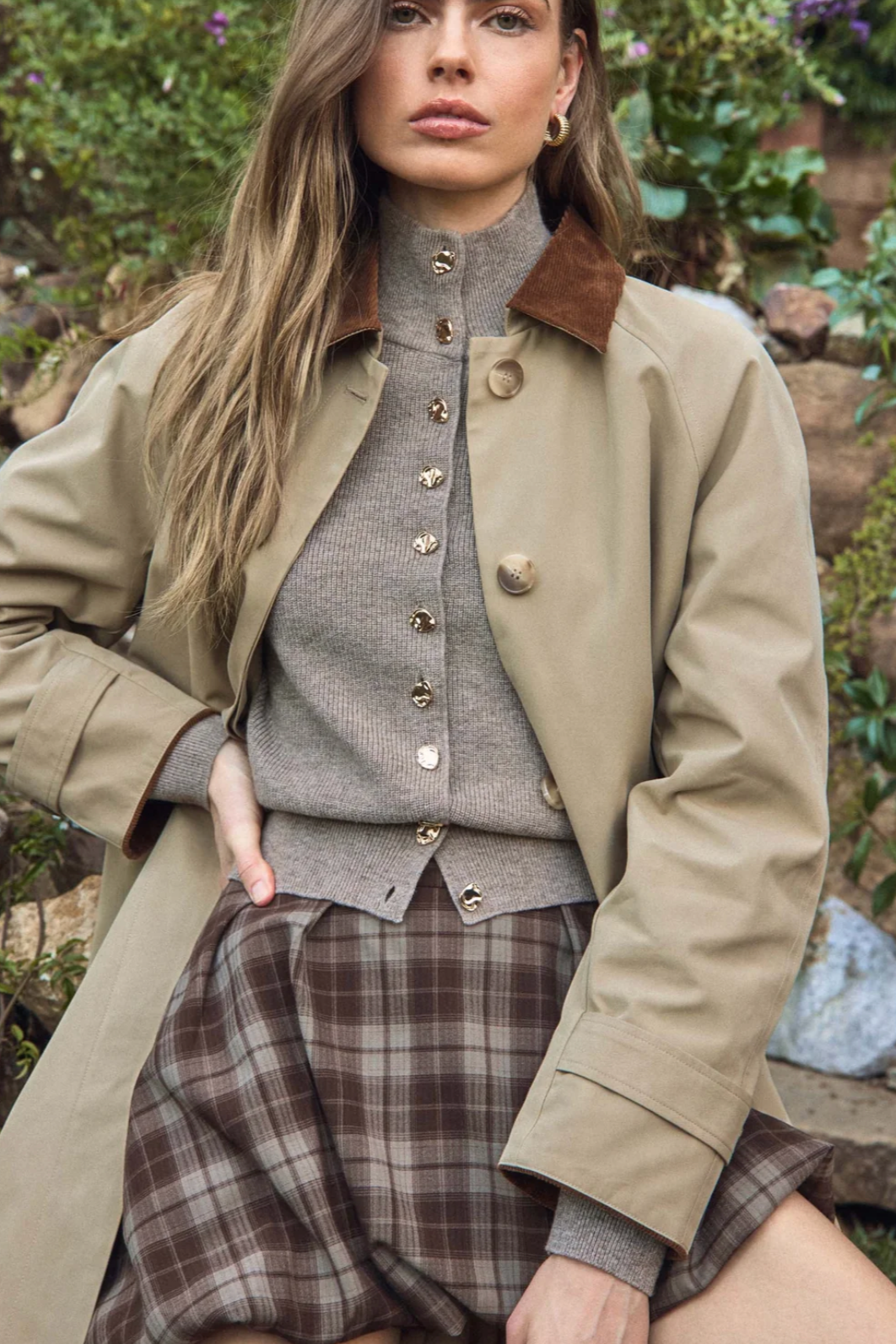 Tawni Cardigan - Taupe
