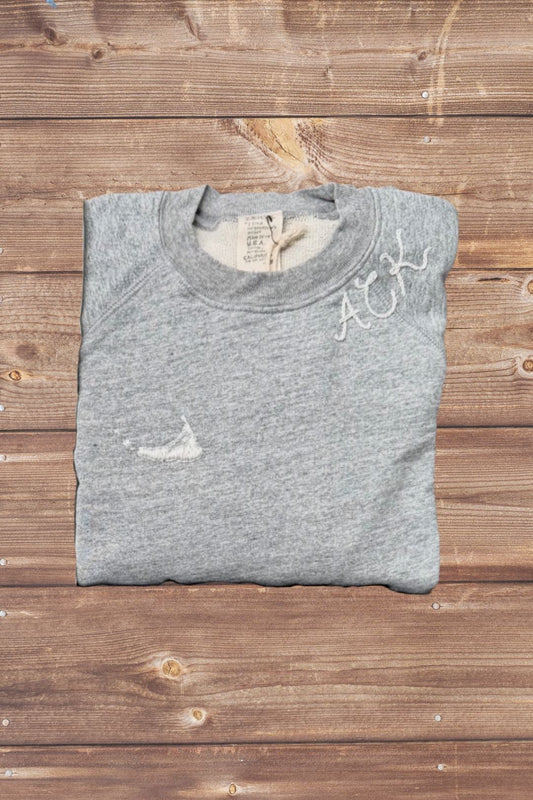 "ACK" Island Sweatshirt - Medium Grey
