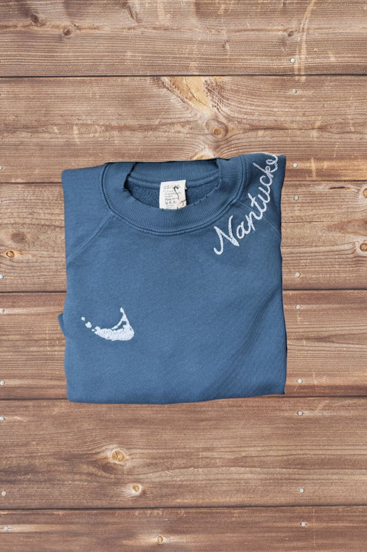 "Nantucket" Island Sweatshirt - Moonlight
