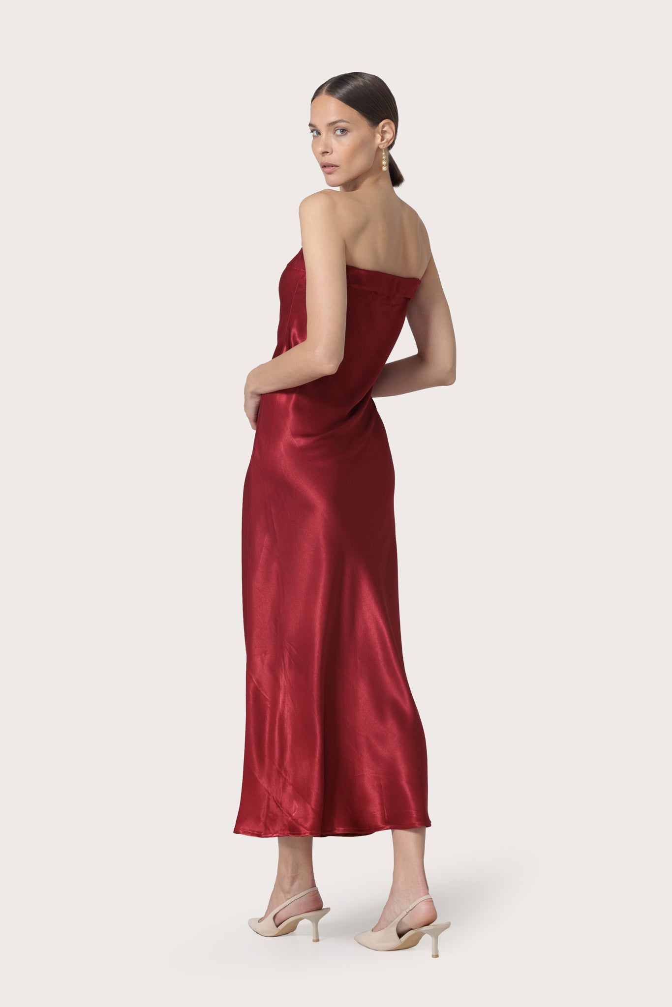 Geo Maxi Dress- Claret
