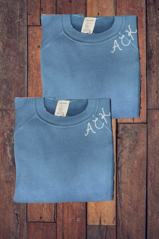 "ACK" Sweatshirt - Bloom Skywash