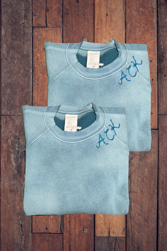 "ACK" Sweatshirt - Bloom Seafoam