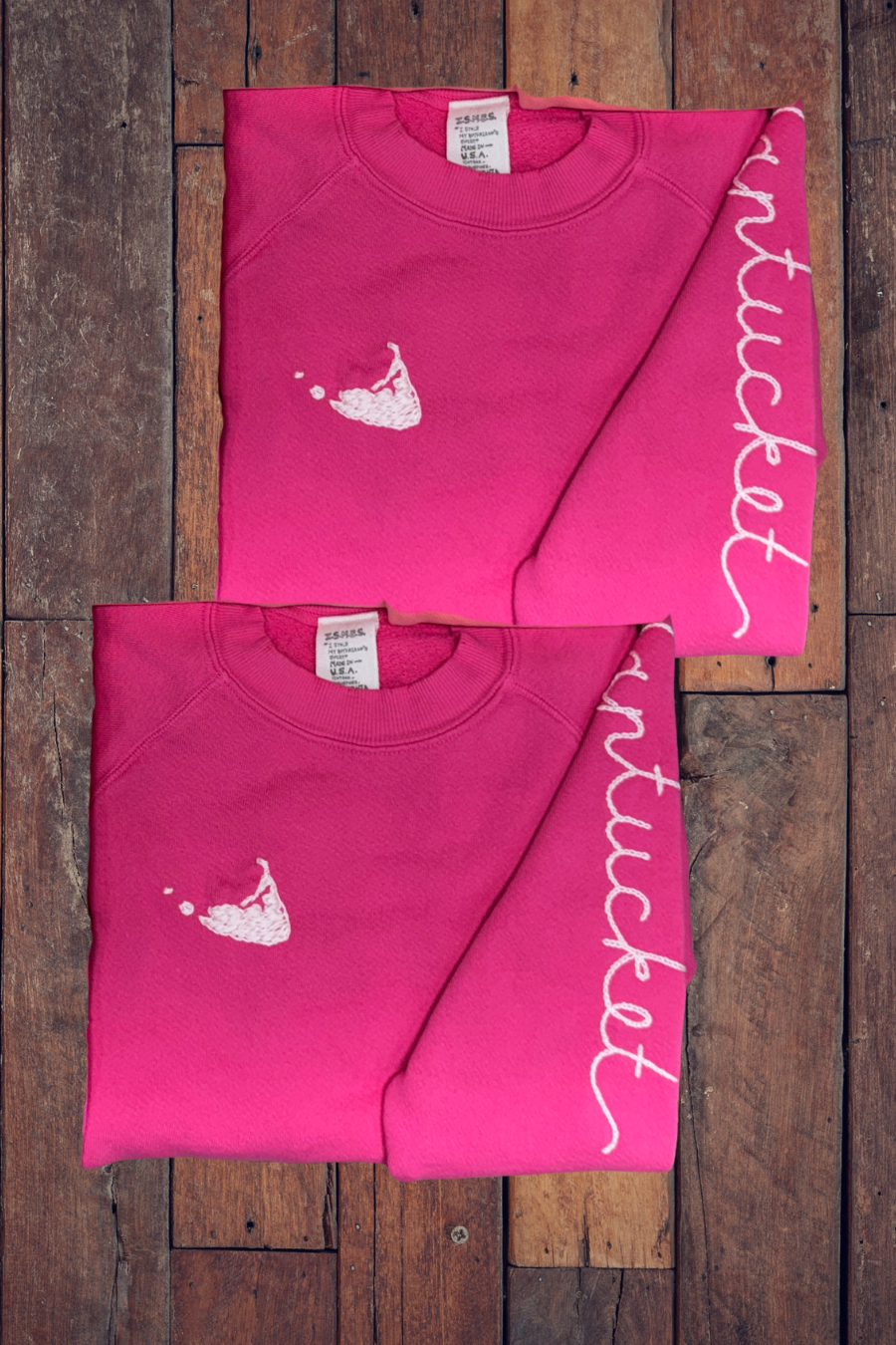 Island "Nantucket" Sweatshirt - Warm Hot Pink