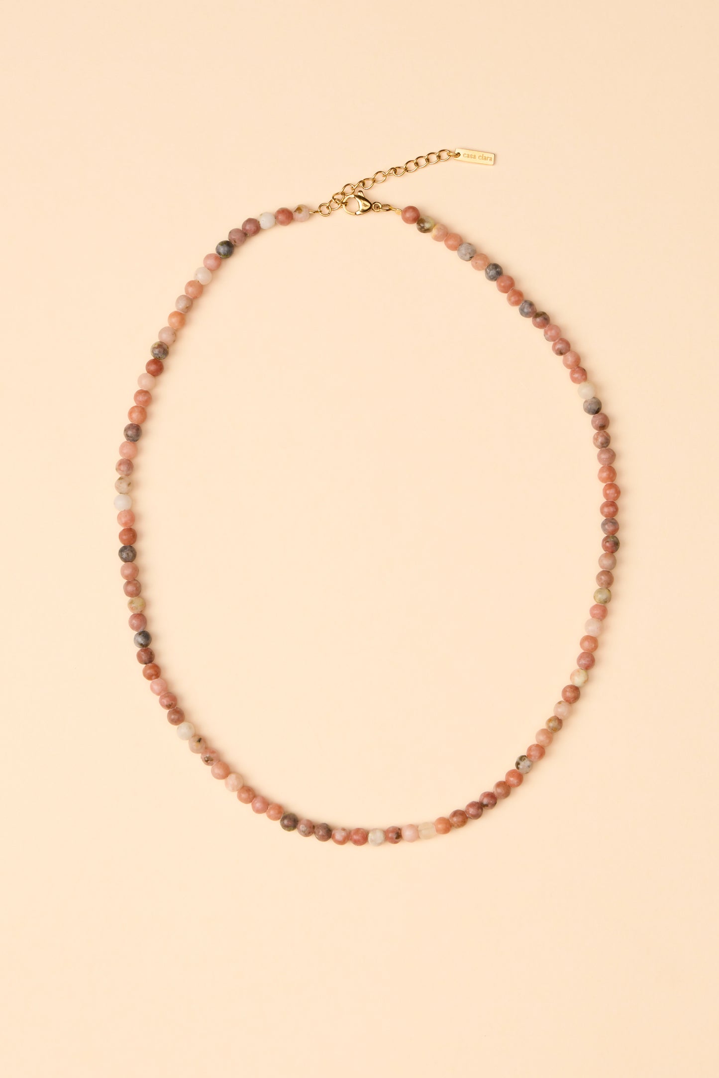 Rue Necklace - Terratcotta Gemstone