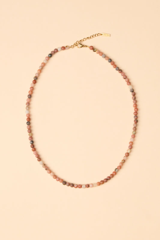 Rue Necklace - Terratcotta Gemstone