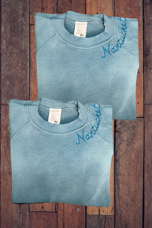 "Nantucket" Sweatshirt - Bloom Seafoam