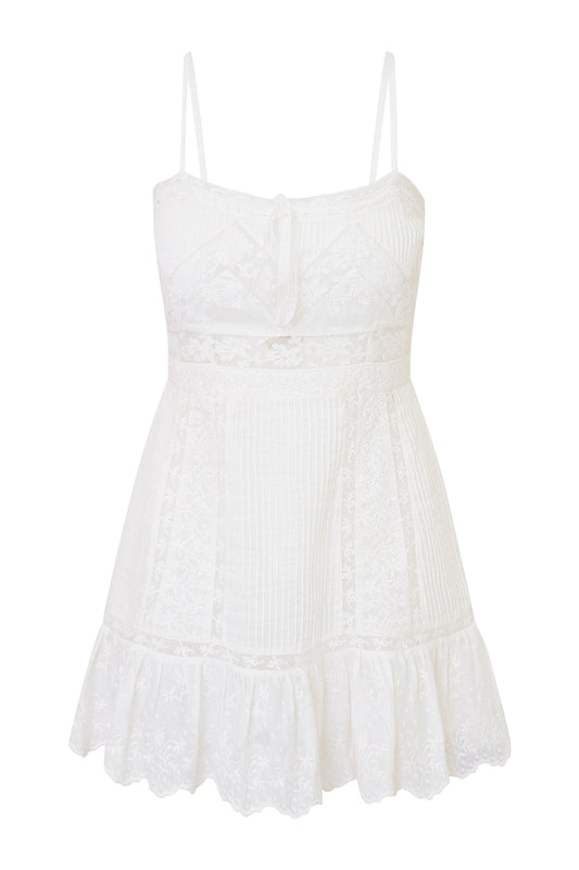 Maera Dress - Optic White