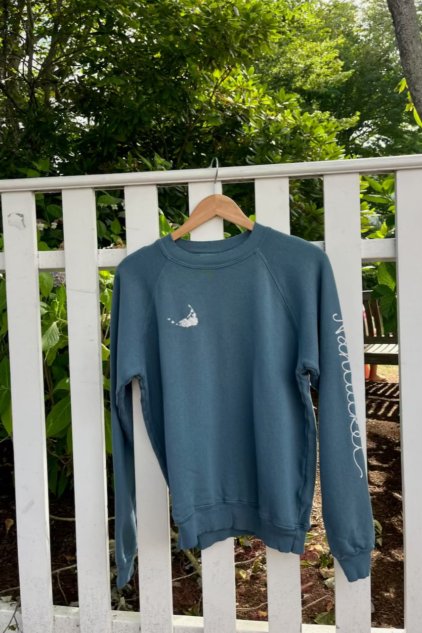 Island Sweatshirt- Nantucket sleeve- Moonlight
