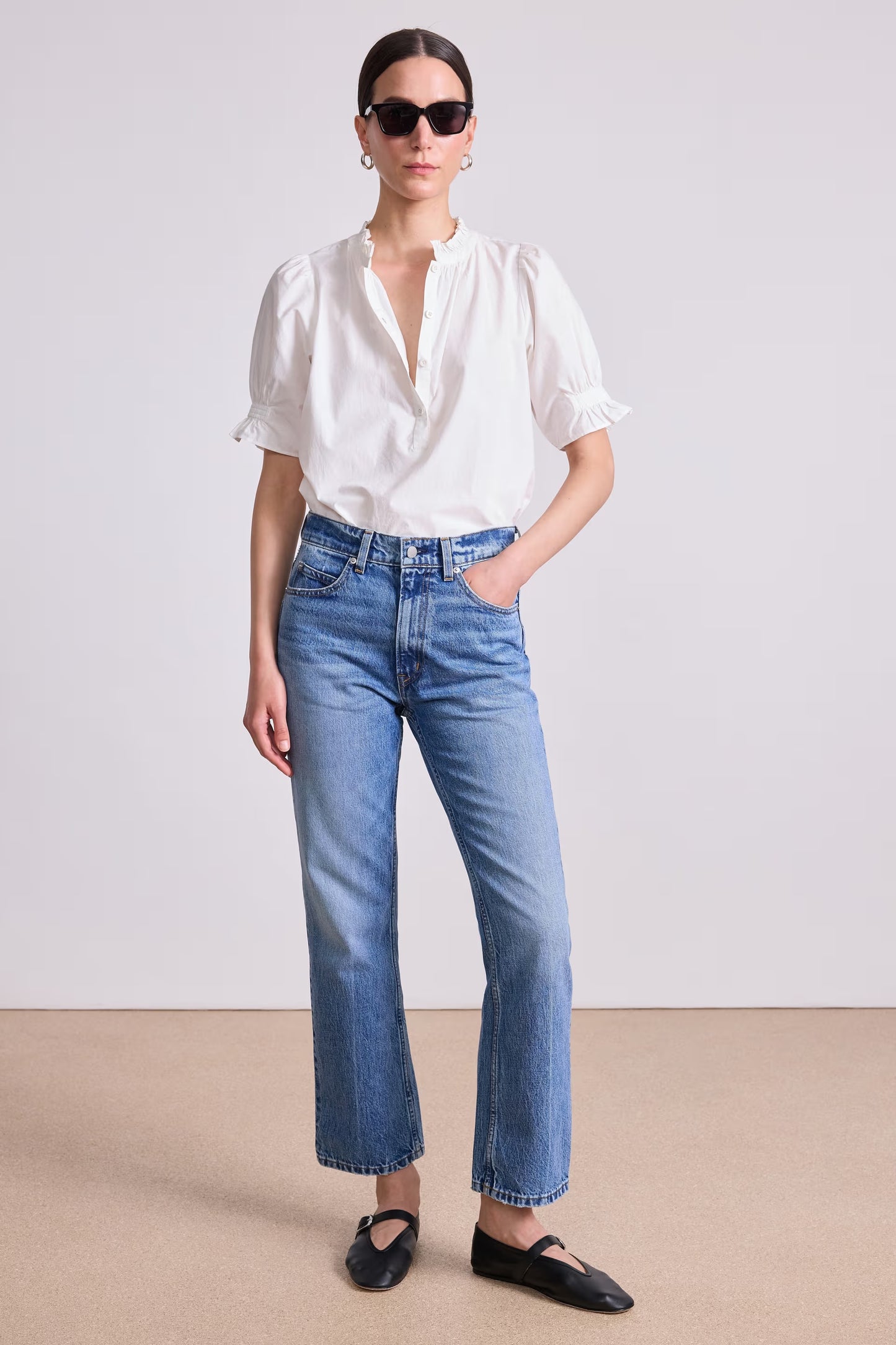 Los Altos Top- Cream