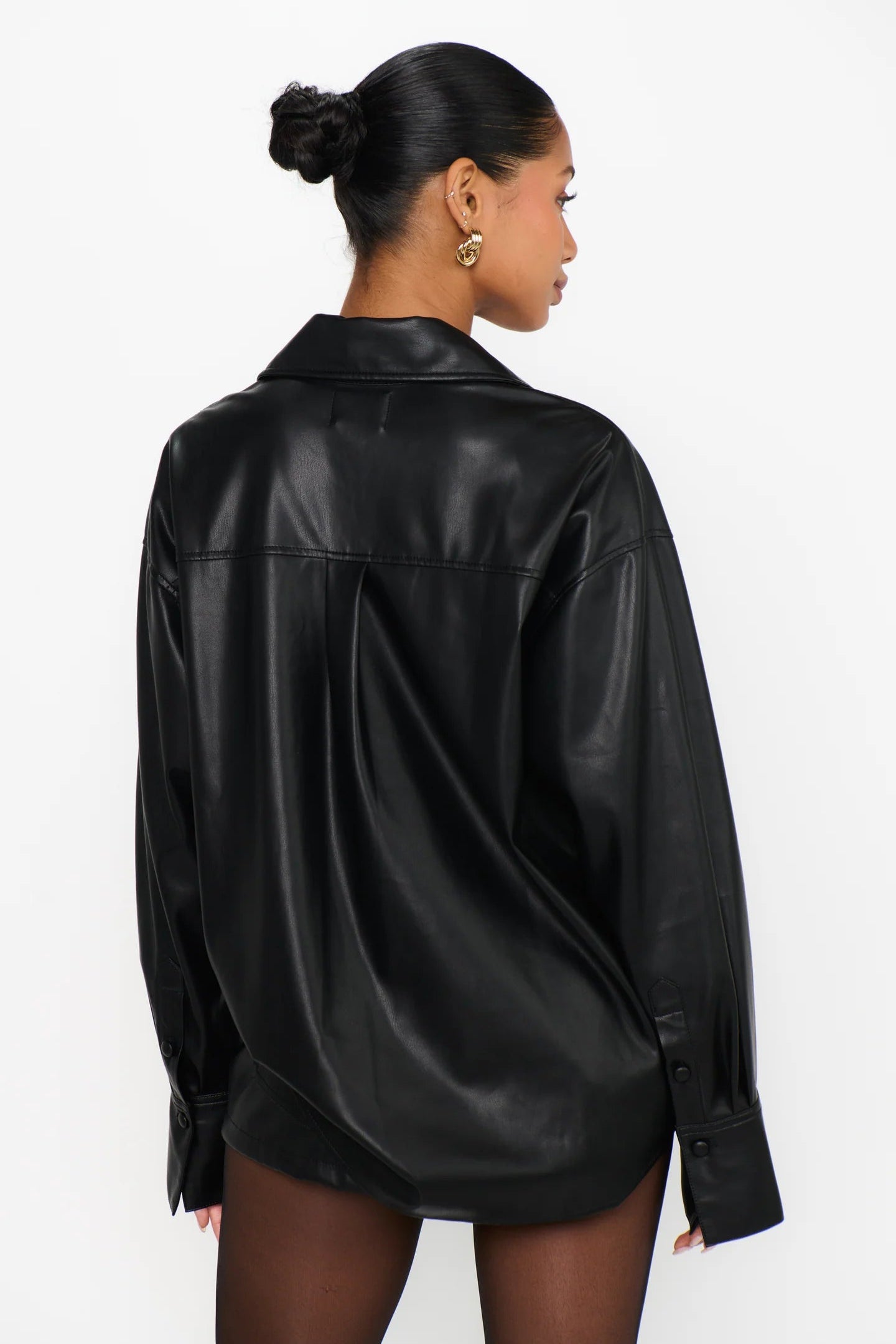 Lincoln Shirt Jacket- Black