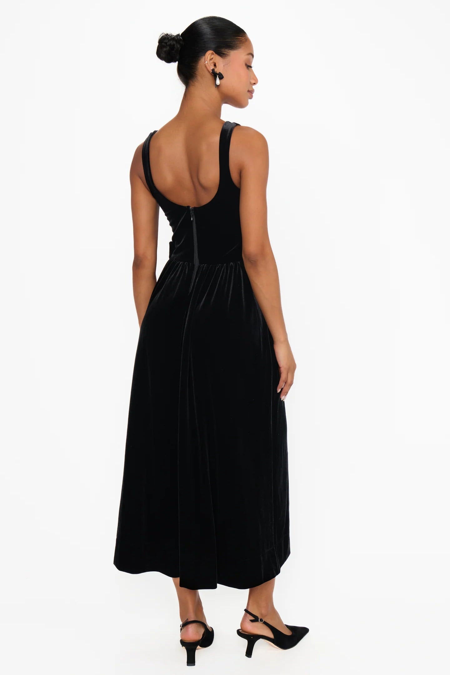 Ricci Midi Dress- Black