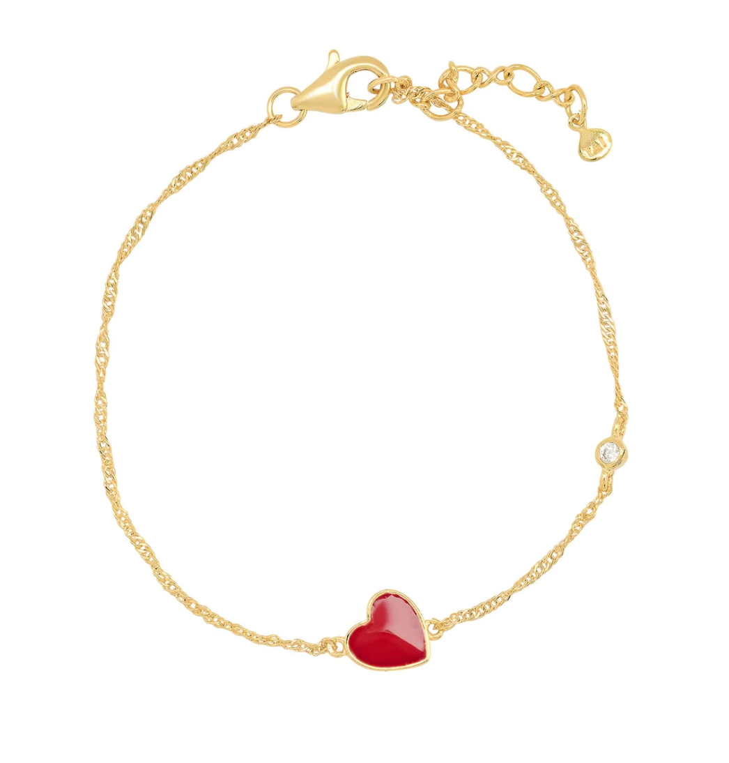 Heart Charm Bracelet