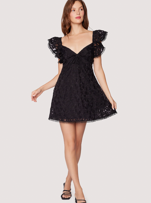 Madonna Blossom Organza Mini Dress