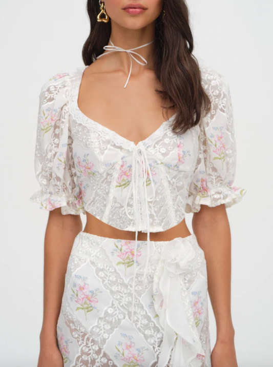 Diana Floral Top