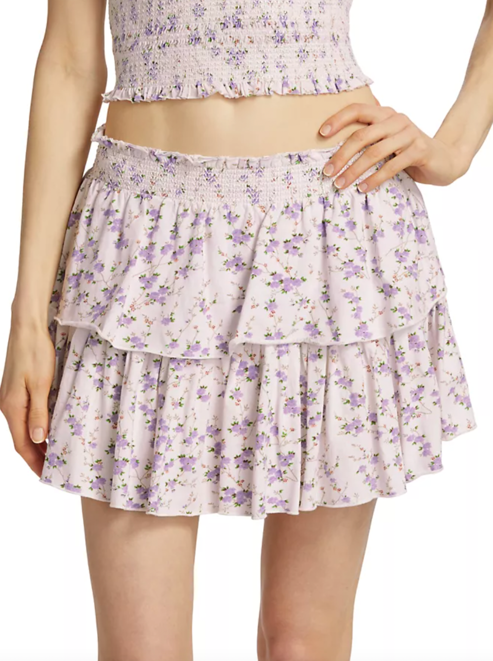 Ruffle Mini Skirt
