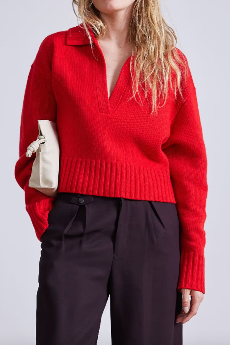 Split Neck Henley