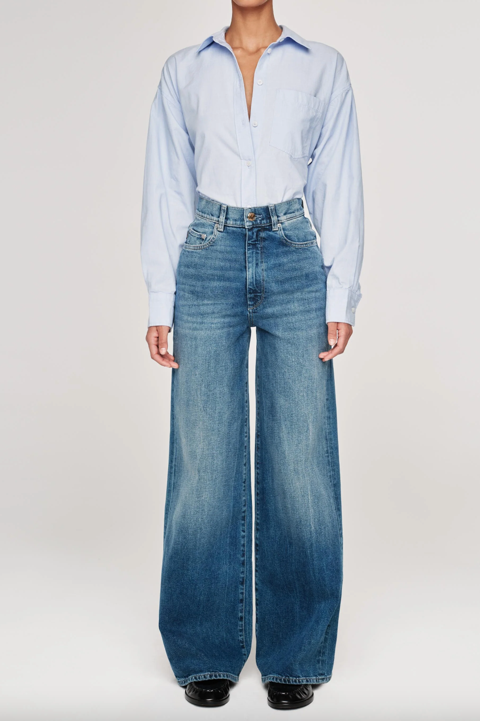 Hepburn Wide Leg High Rise 32" Inseam