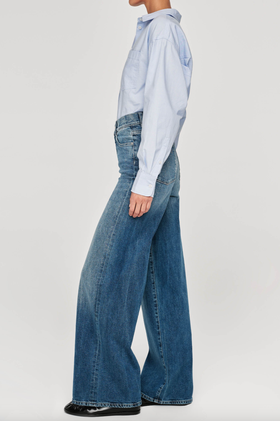 Hepburn Wide Leg High Rise 32" Inseam