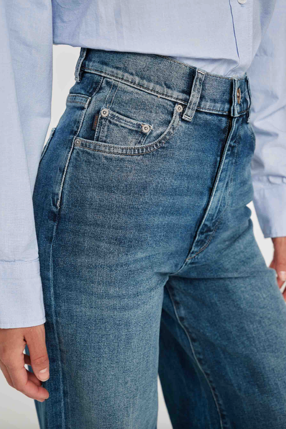Hepburn Wide Leg High Rise 32" Inseam