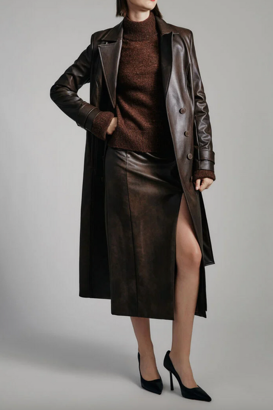 Dante Vegan Leather Midi