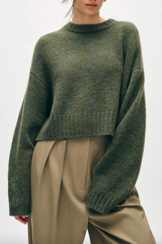 Cashmere Luxe Boxy Crewneck