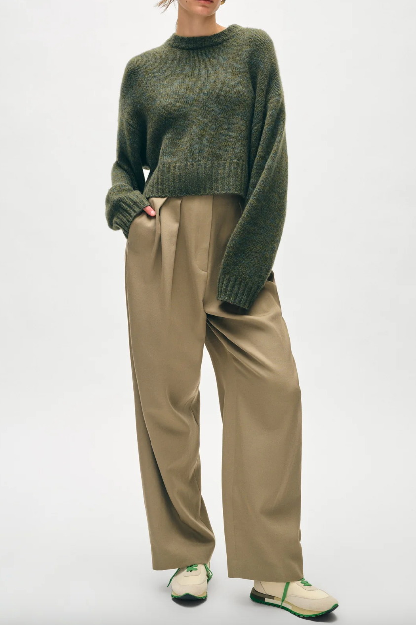 Cashmere Luxe Boxy Crewneck