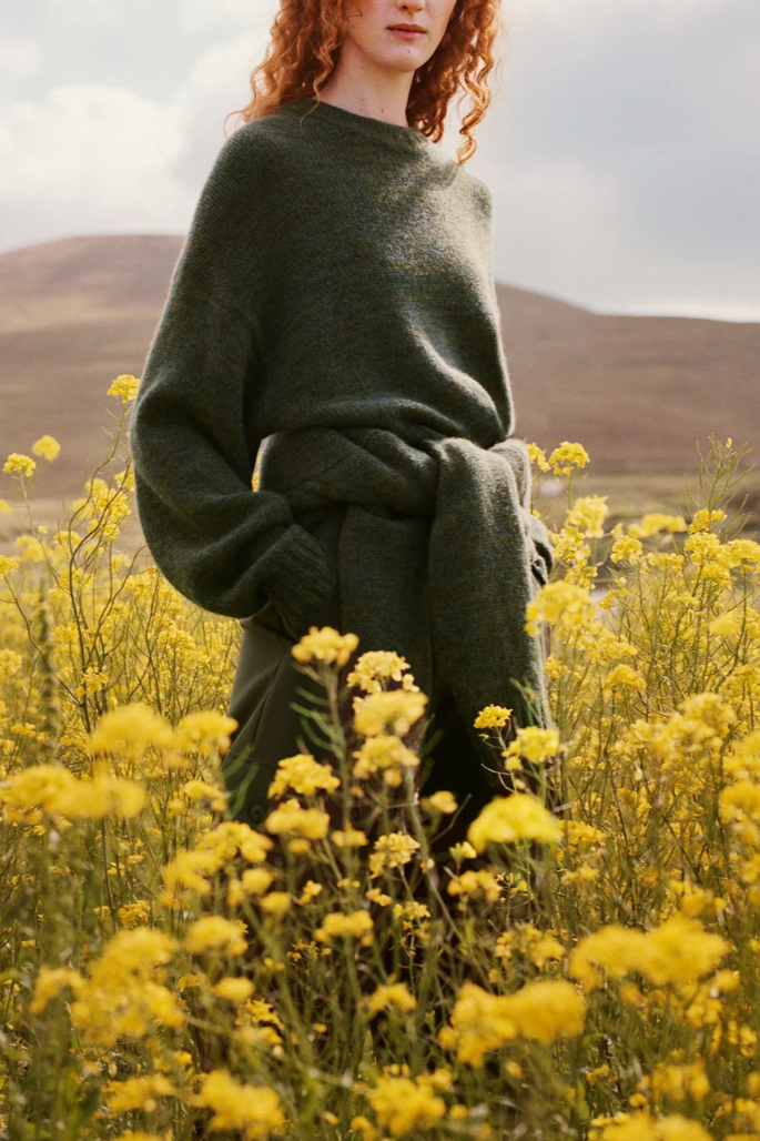 Cashmere Luxe Boxy Crewneck