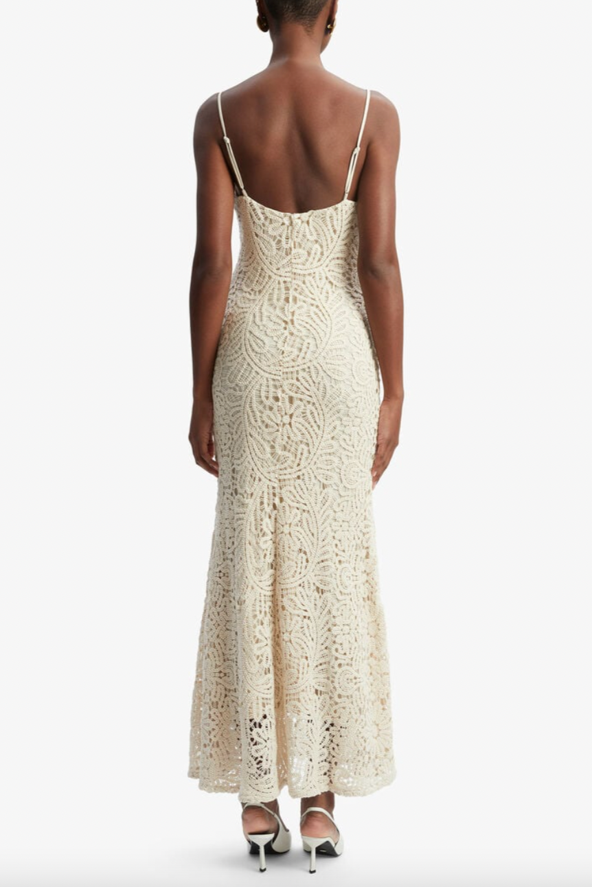 Adoni Crochet Midi Dress