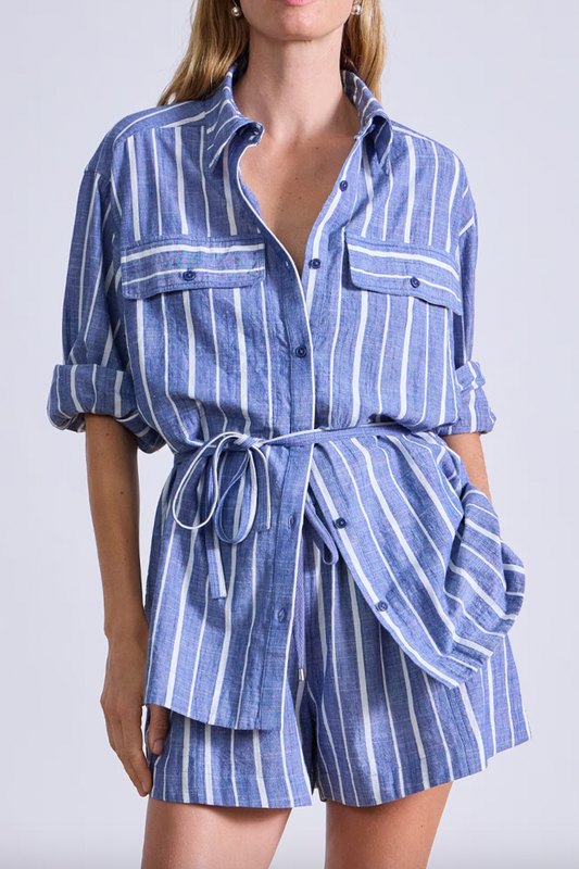 Flowe Pocket Button Up