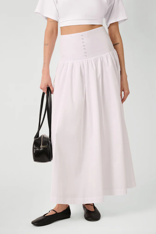 Drop Waist Maxi Skirt