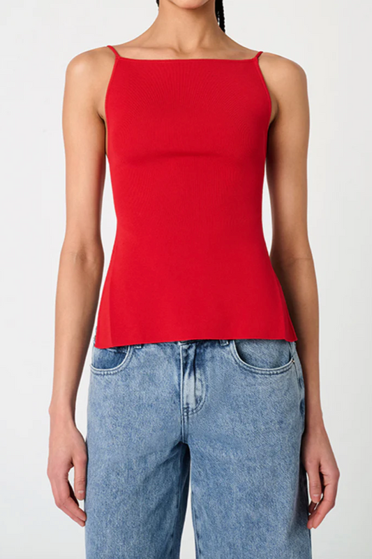 High Neck Straight Top