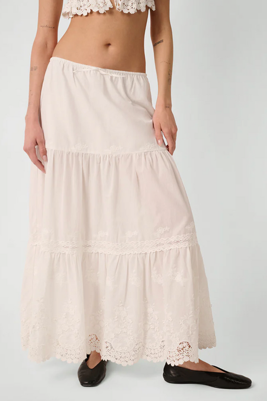 Midi Pull On Skirt