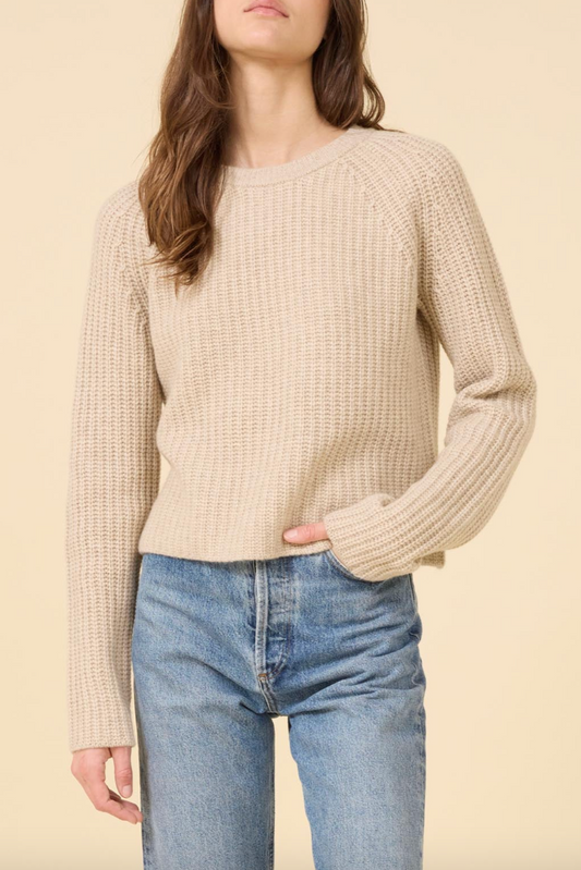 Blakely Rib Cashmere Pullover