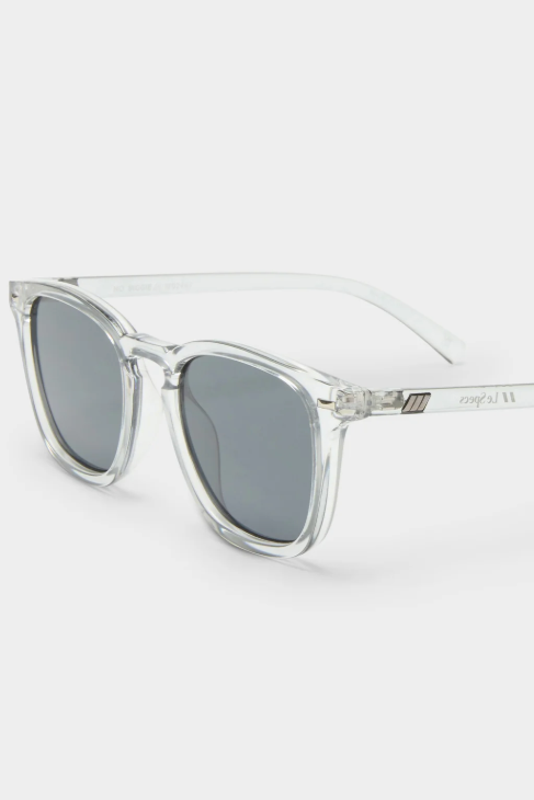Le Specs No Biggie Sunglasses - Black / Smoke Mono