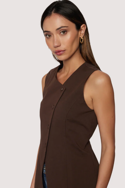 Bella Vista Top - Brown
